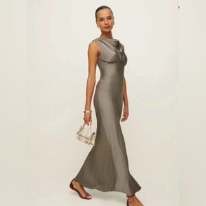 Reformation Dessa Satin Dress